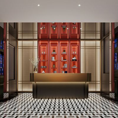 现代餐饮门厅 点菜区