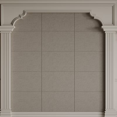 法式背景墙 法式护墙板 法式雕花线条 床头背景墙