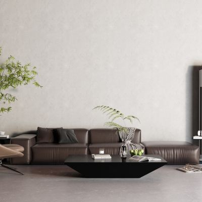 现代皮质沙发 空调