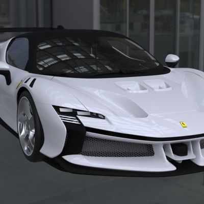 2024款法拉利SF90XX跑车汽车