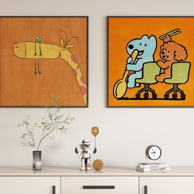 抽象儿童装饰画挂画