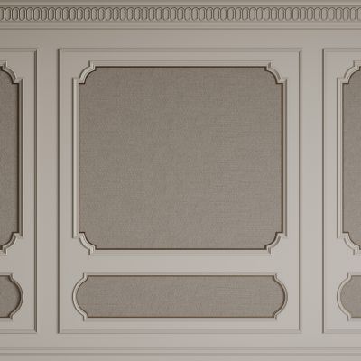 法式背景墙 护墙板雕花线条 床头背景墙