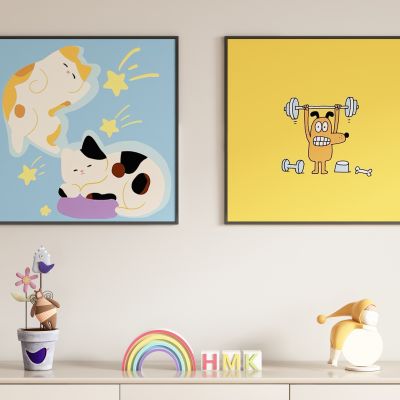 儿童卡通装饰画挂画