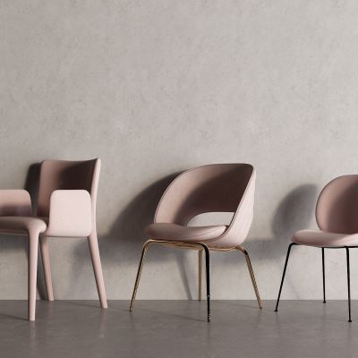 现代扶手椅 皮革椅