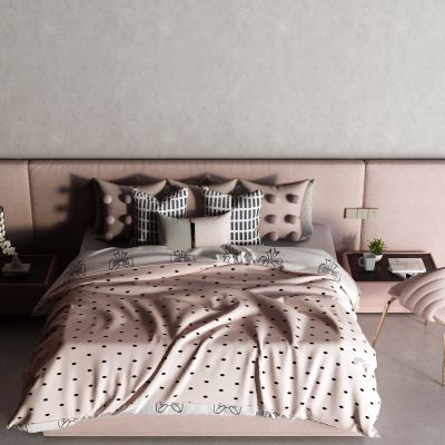 现代儿童床 女孩床 客房床