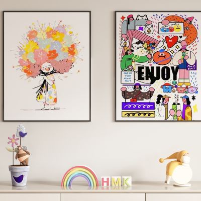 现代儿童卡通装饰画挂画