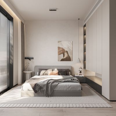 现代卧室