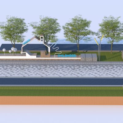 现代景观座椅3D模型