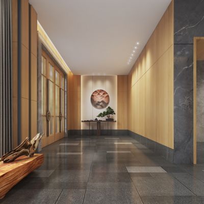 新中式玄关过道