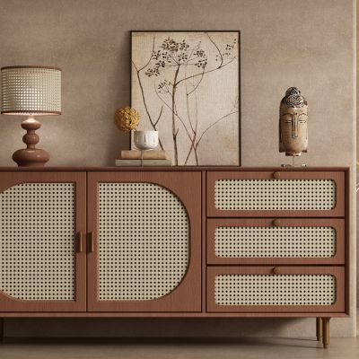 中古侘寂玄关柜 餐边柜 边柜