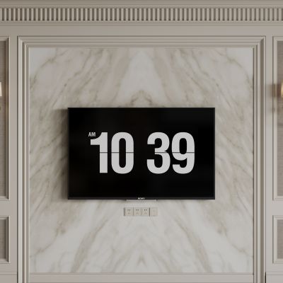 法式背景墙 法式护墙板 法式雕花线条 电视背景墙