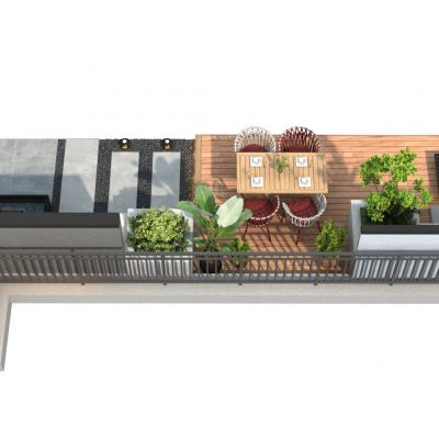 现代露台景观