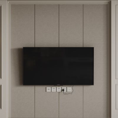 法式背景墙 法式护墙板 法式雕花线条 电视背景墙