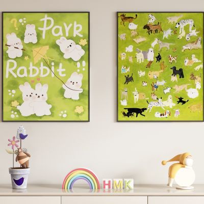 现代儿童卡通装饰画挂画