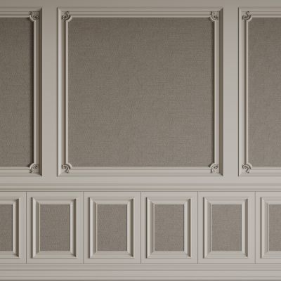 欧式背景墙 欧式护墙板 欧式雕花线条