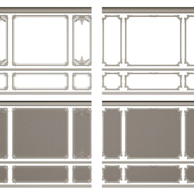 欧式背景墙 欧式护墙板 欧式雕花线条