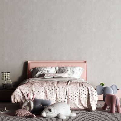 现代儿童床 女孩床