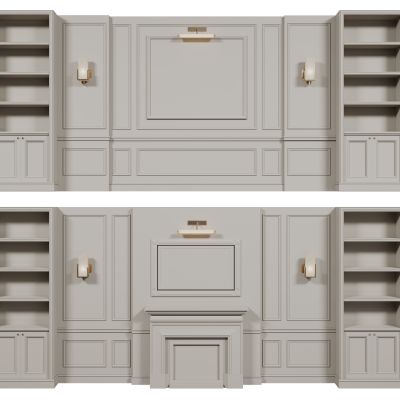 法式背景墙 法式护墙板 法式雕花线条