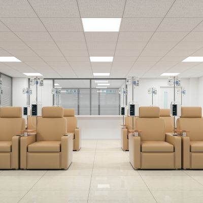 现代医院输液室 急诊静点