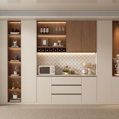 中古风侘寂酒柜 餐边柜