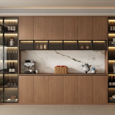 中古风侘寂酒柜 餐边柜