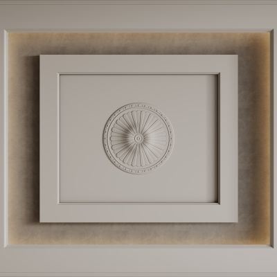 法式天花吊顶 法式灯盘  卧室吊顶 客餐厅吊顶