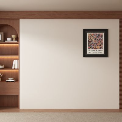 中古风侘寂客厅 餐厅 茶室背景墙