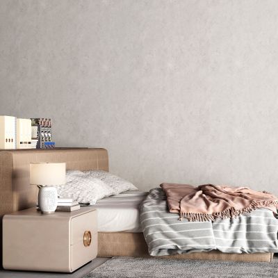 现代皮革床 单人床