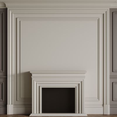 法式背景墙 雕花线条