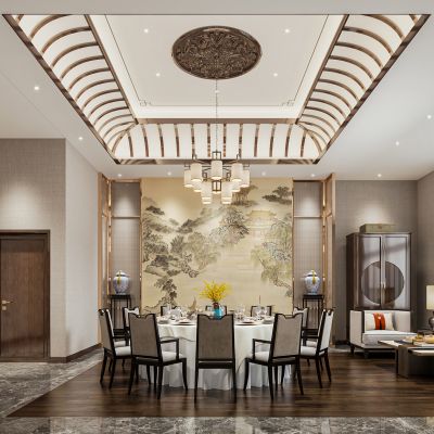 新中式餐饮包厢 包间