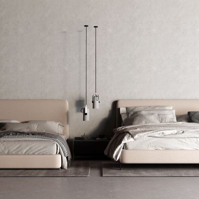 现代儿童床 布艺床