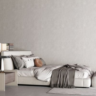 现代布艺床 脚踏 床头柜