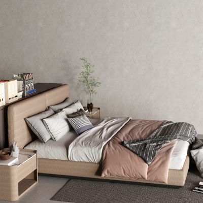 现代真皮床 皮质床 儿童床