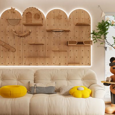 猫爬架装饰柜架墙饰背景墙