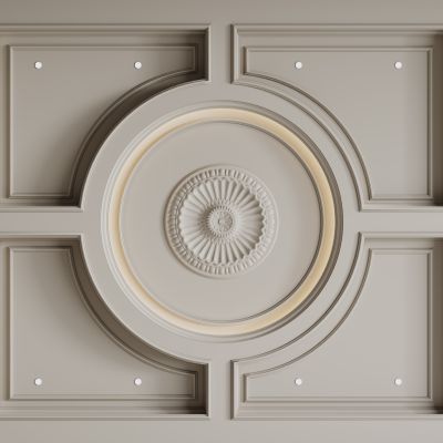 法式天花吊顶  卧室吊顶 客餐厅吊顶