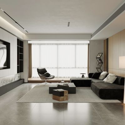 现代意式极简客餐厅