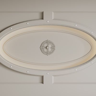 法式天花吊顶  卧室吊顶 客餐厅吊顶