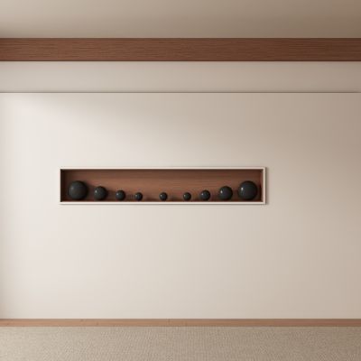 中古风客厅 餐厅 茶室背景墙