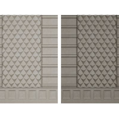 法式背景墙  雕花线条 大厅背景墙