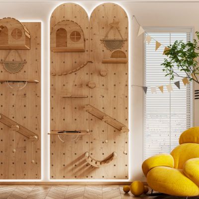 猫爬架装饰柜架墙饰背景墙