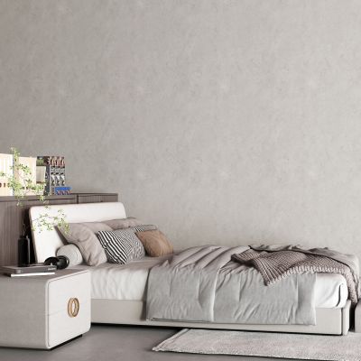 现代布艺床 床头柜