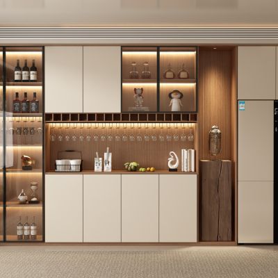 中古风侘寂酒柜