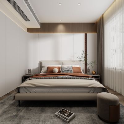 现代卧室