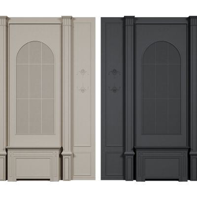 法式背景墙  雕花线条 大厅背景墙