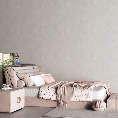 现代布艺床 床头柜 儿童床女孩床