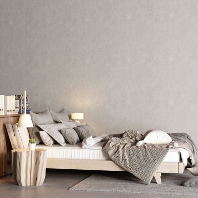 侘寂原木床 实木床