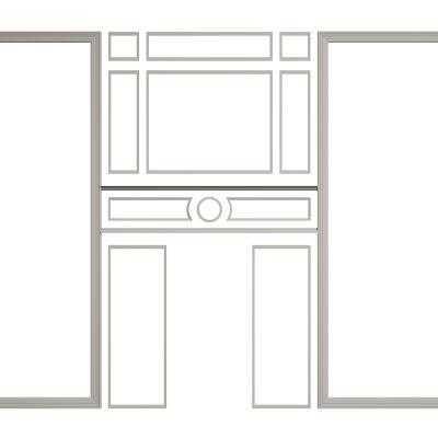 欧式雕花线条 石膏线
