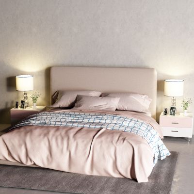 现代女孩床 儿童床