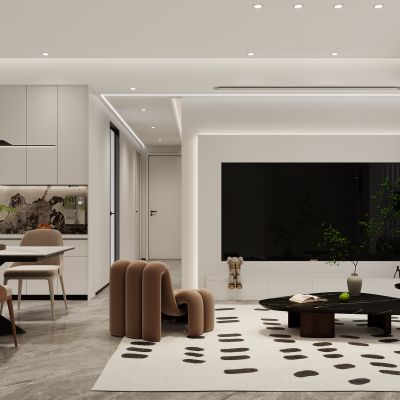 现代客餐厅客餐厅