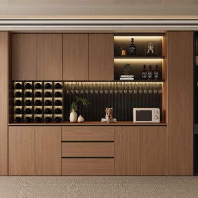 中古风侘寂酒柜 餐边柜